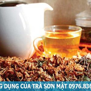 công dụng của trà sơn mật hồng sâm