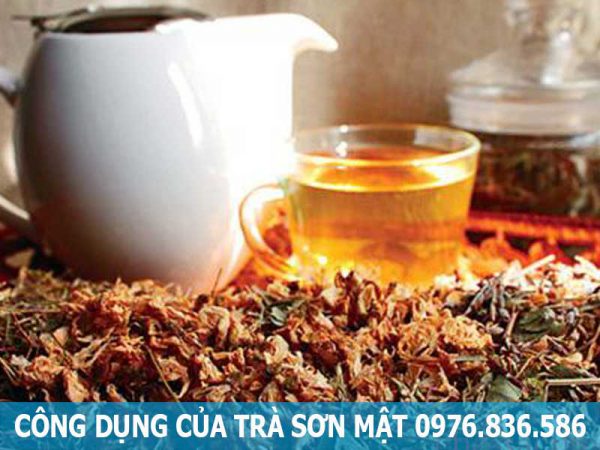 công dụng của trà sơn mật hồng sâm