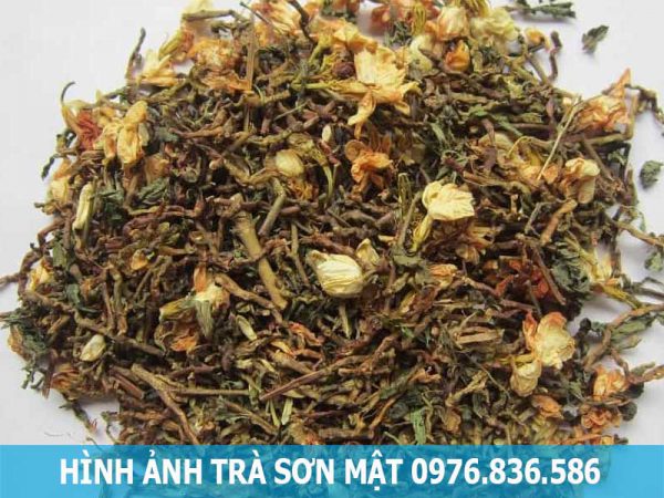 hình ảnh trà sơn mật hồng sâm