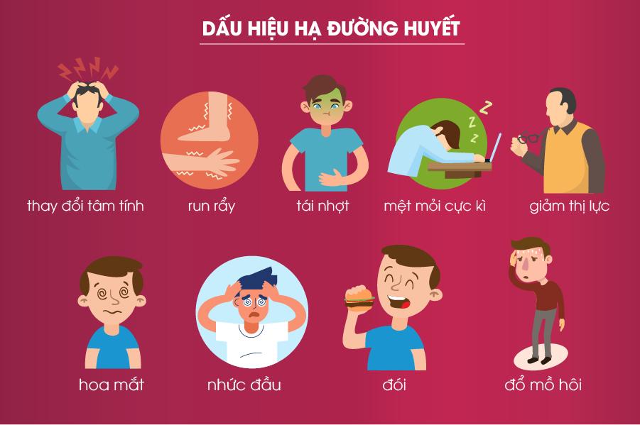 Biểu hiện của hạ đường huyết