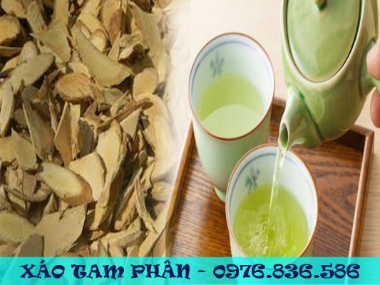 Xáo tam phân dùng sắc nước uống