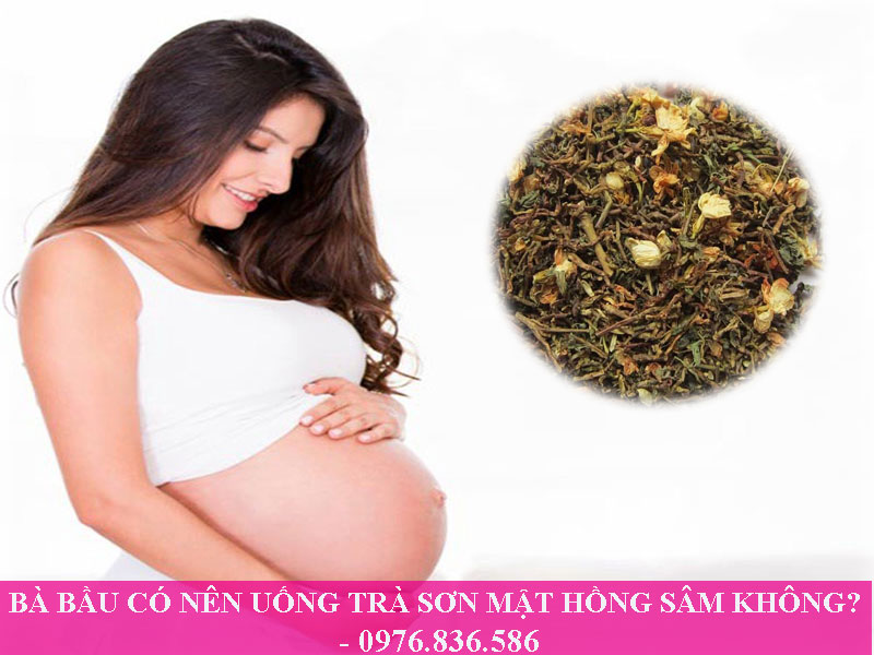 Mẹ bầu nên tham khảo ý kiến bác sỹ trước khi sử dụng trà sơn mật