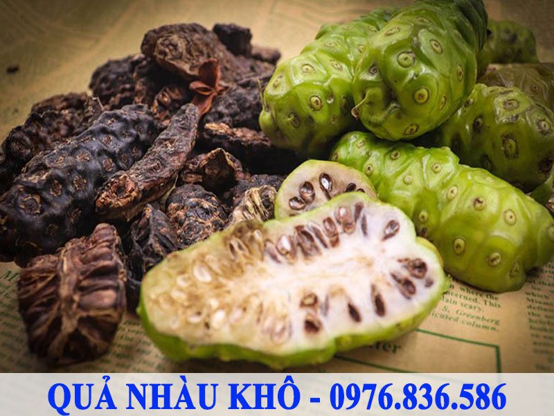 Quả nhàu khô có chứa nhiều hoạt chất tốt cho sức khỏe