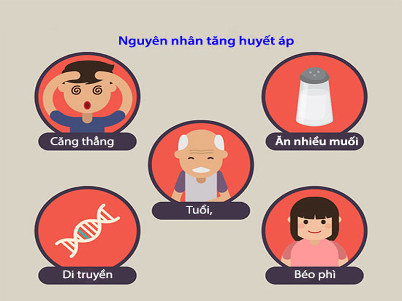 Có nhiều nguyên nhân gây ra tăng huyết áp